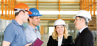 Image of a group of warehouse workers