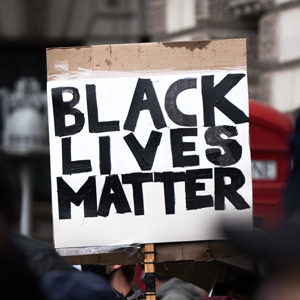 Black Lives Matter sign