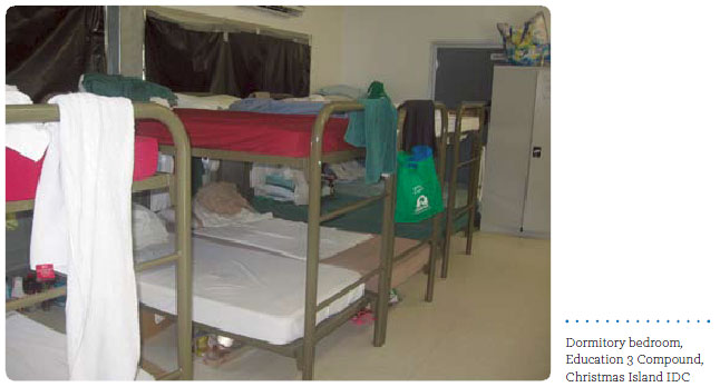 Dormitory bedroom, Education 3 Compound, Christmas Island IDC