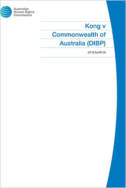 Cover of Kong v Cth (DIBP) 2015 AusHRC 98