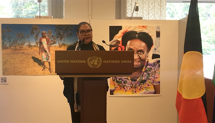 June Oscar speaking in Geneva