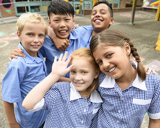 Australian schoolkids 