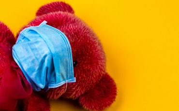 Teddy Bear with medical mask