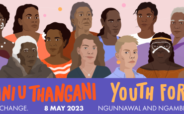 Wiyi Yani U Thangani Youth Forum Banner