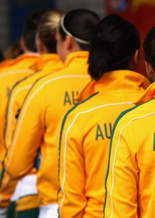 FIFA team in Australia coats