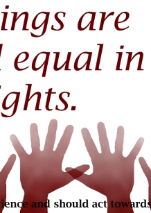 Human rights poster