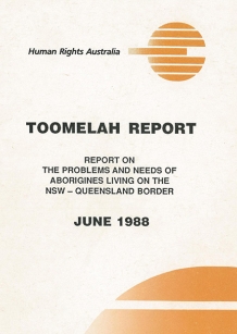 Cover of the Toomelah Report 1988