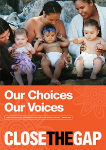 Three Aboriginal mothers and their babies