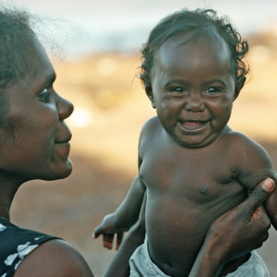 Angelina and baby